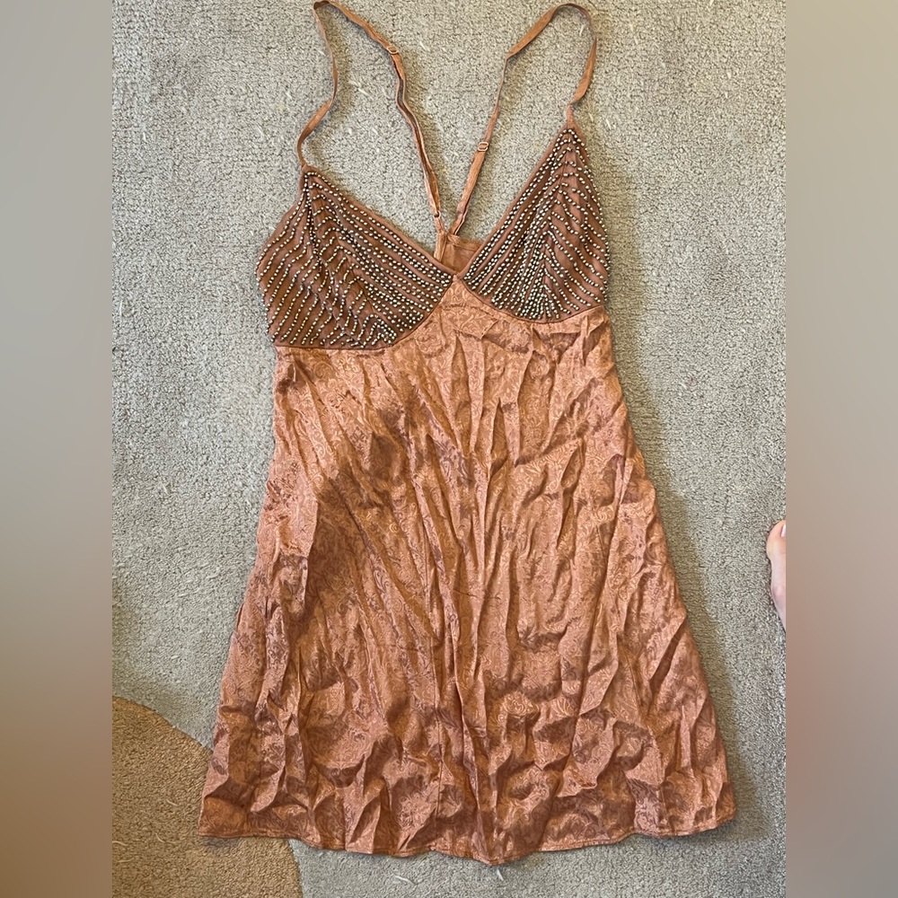 free people mini slip dress xs